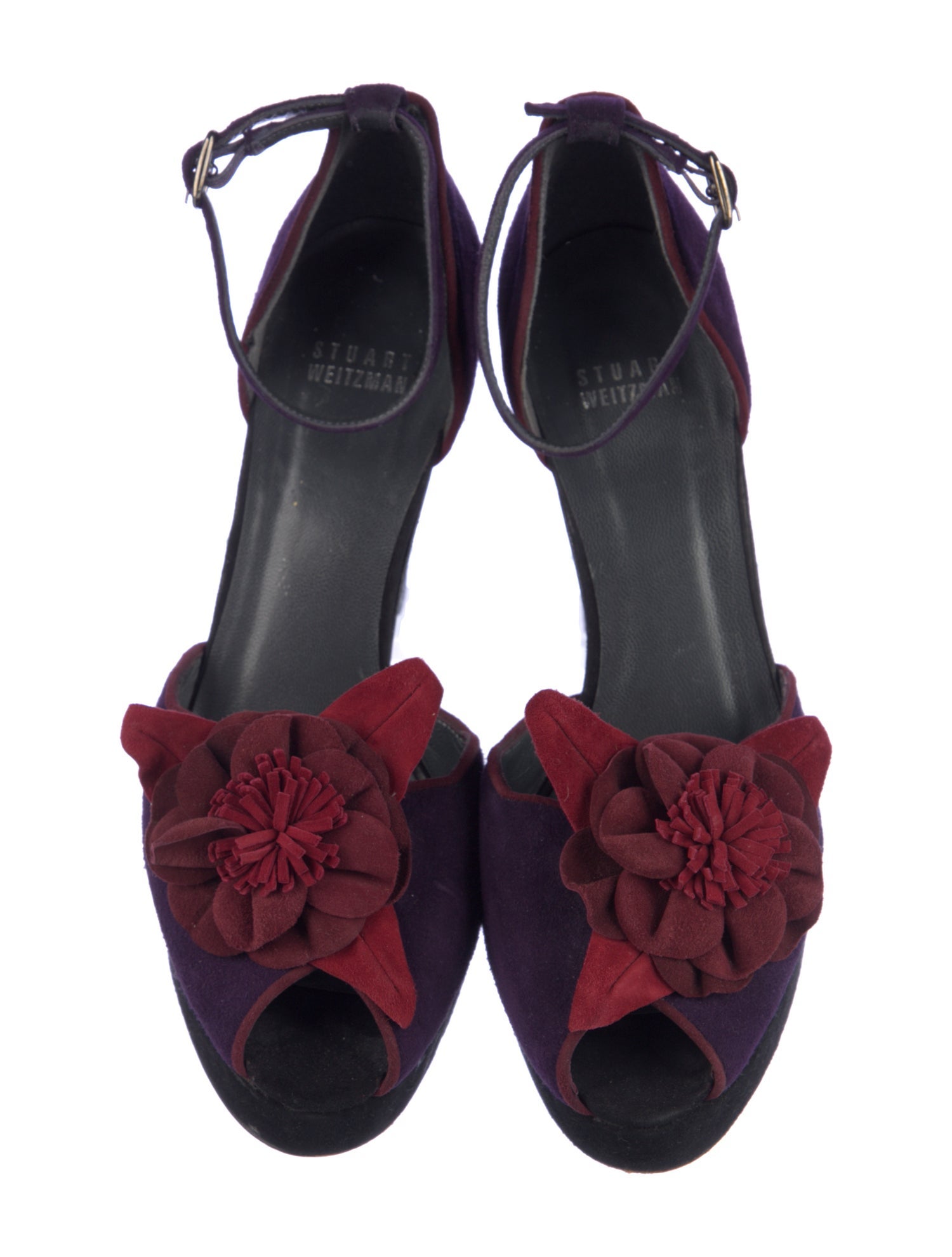 Stuart Weitzman Suede D'Orsay Pumps